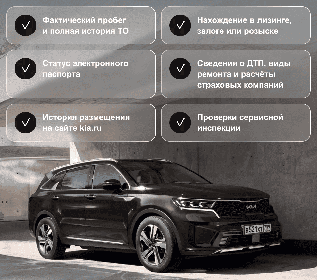Проверка истории автомобиля Kia по VIN-номеру
