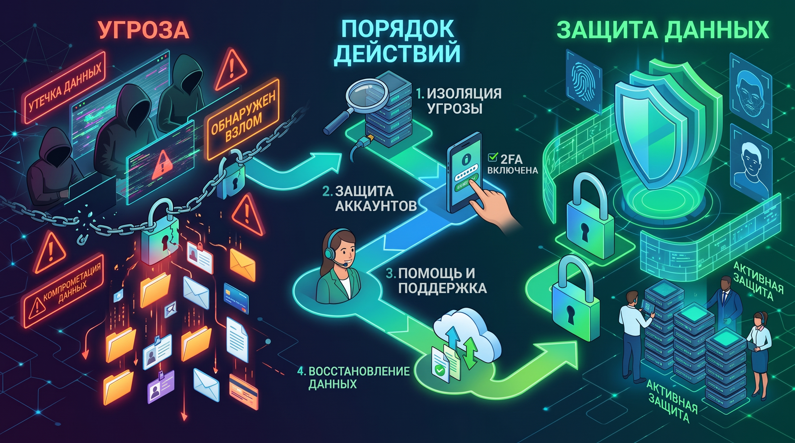 Как нужно действовать при компрометации данных 